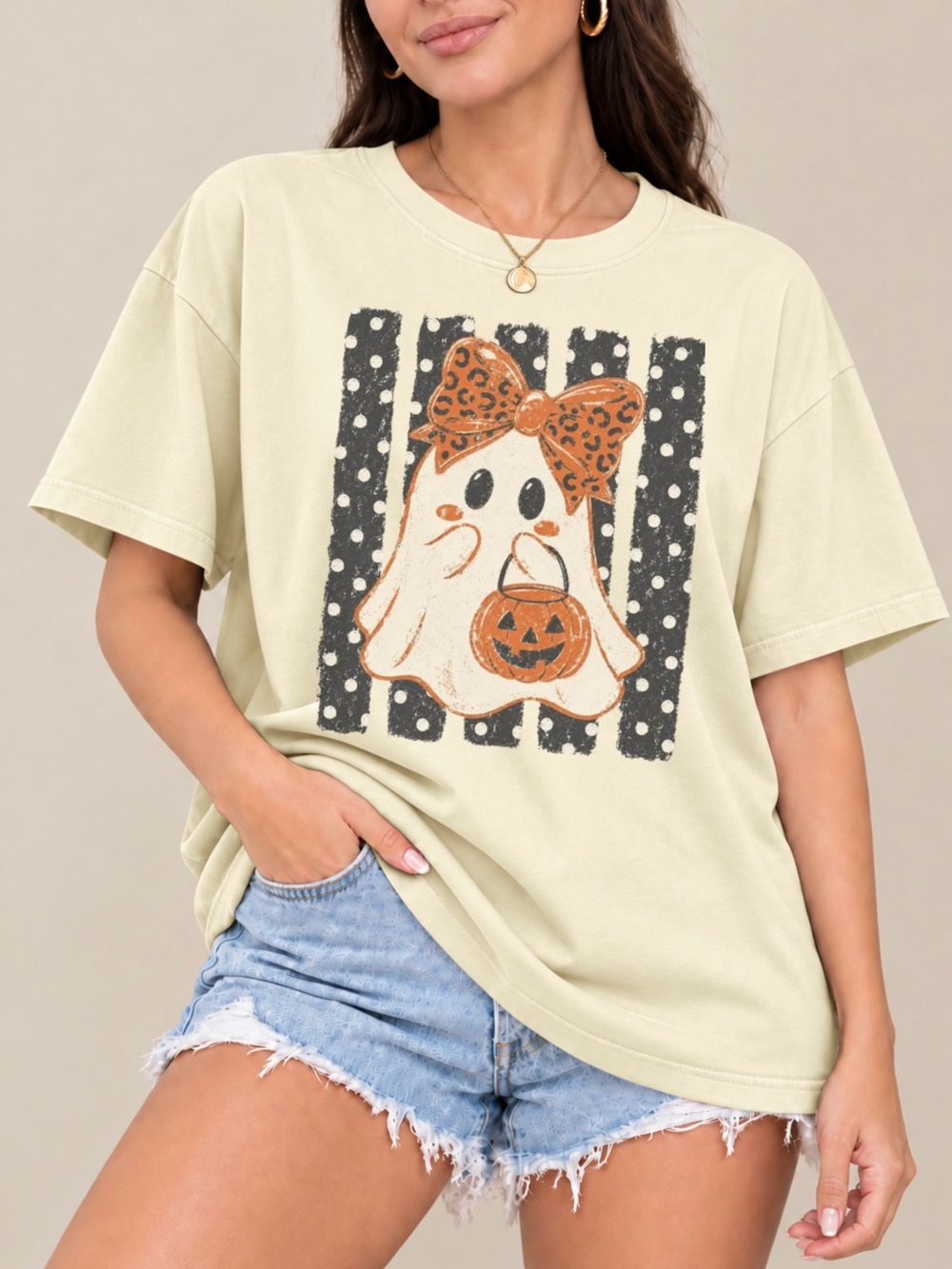 Halloween Ghost Unisex T-shirt Spooky Season Tee